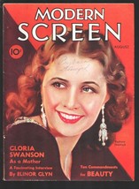 Modern Screen 8/1932-Barbara Stanwyck cover-Gloria Swanson-Robert Young-Mark ... - £117.98 GBP