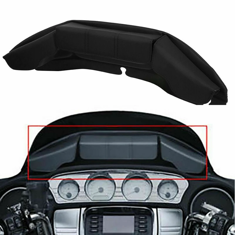 Motorcycle 3 Pocket Windscreen Windshield Bag Pouch  Harley Touring Electra Stre - £241.62 GBP