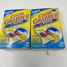 2 Boxes Carbona Color Grabber 30 In-Wash Dye-Grabbing Sheets Prevents Co... - $9.89