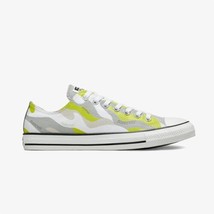 Converse Youth Chuck Taylor All Star White/Ash Stone/Lime Twist 372088F ... - $32.38