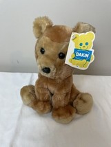 Vintage 1976 R Dakin Golden Bear 11” Bean Filled Plush Bear Cub Original Tags! - £22.41 GBP