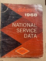 Advance 1968 National Service Data Repair Manual GM Chrysler Ford AMC Ra... - $346.83 MXN