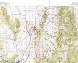 Ely Quadrangle Nevada 1952 Topo Map USGS 1:125,000 Scale 30 Minute Topog... - $22.89