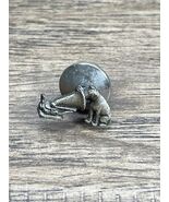 Vintage Silver Tone RCA Phonograph Dog Hat Lapel Pin Estate Jewelry Find - $13.86 CAD