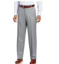 IZOD Men&#39;s Flat Front Classic Fit Microsanded Golf Pant, Silver Nickel, 30W x 32 - £19.32 GBP