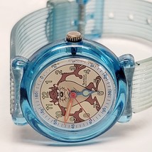 Armitron Looney Tunes Watch Taz Tasmanian Devil Quartz Translucent Blue ... - $26.58 CAD