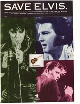 1992 Elvis Presley USPS Stamps Vintage Print Ad 1990s - £4.73 GBP