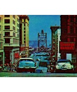 11th Street View Manning&#39;s Market Cars Tacoma Washington UNP Chrome Post... - $12.41 CAD