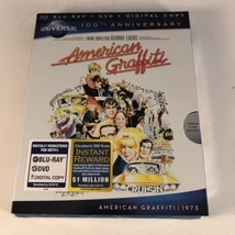 American Graffiti (Blu-Ray/DVD) w Universal 100 Anniversary Slipcover NEW - £14.78 GBP