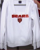 Officially Licensed NFL Women&#39;s Bling Sweatshirt - Chicago Bears - Large - £19.46 GBP