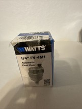 Watts Regulator Automatic Float Vent 1/4&quot; FV-4M1 150 Psi 240° F - £11.96 GBP
