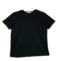 Russell T Shirt Adult L Mens Athletic Black Workout Tee Lightweight - £8.69 GBP