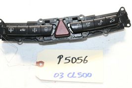 2003-2006 MERCEDES W220 S430 S500 FRONT DASH CONTROL SWITCH PANEL P5056 image 9