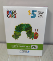 Eric Carle Kohl&#39;s Cares Note Card Set The Very Hungry caterpillar Brown ... - £15.68 GBP