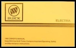 1982 Buick Electra Owner&#39;s Manual - $8.39