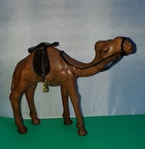 Vintage Camel Leather Wrap Dromedary One Hump Nativity Made In Saudi Arabia - $63.36