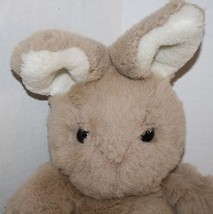 Westcliff Collection Plush Brown Easter Bunny Rabbit 13&quot; White Tail Fuzzy Fur - £11.11 GBP