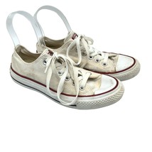 Converse All Star Sneakers Low Top Canvas White Mens 5 Womens 7 - £15.12 GBP