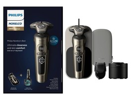 Philips Norelco SP9883/83 Prestige Shaver w/Qi Charging &amp; Quick Cleaning Pod - £185.97 GBP