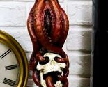 Ebros Red Octopus Demon King Crushing Skull Novelty Beer Tap Handle Figu... - $39.99