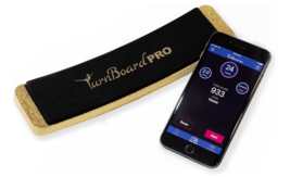 Turnboard Pro - Gold Glitter - Iphone App Tracking, Ballet and Dance Fun! - $30.00