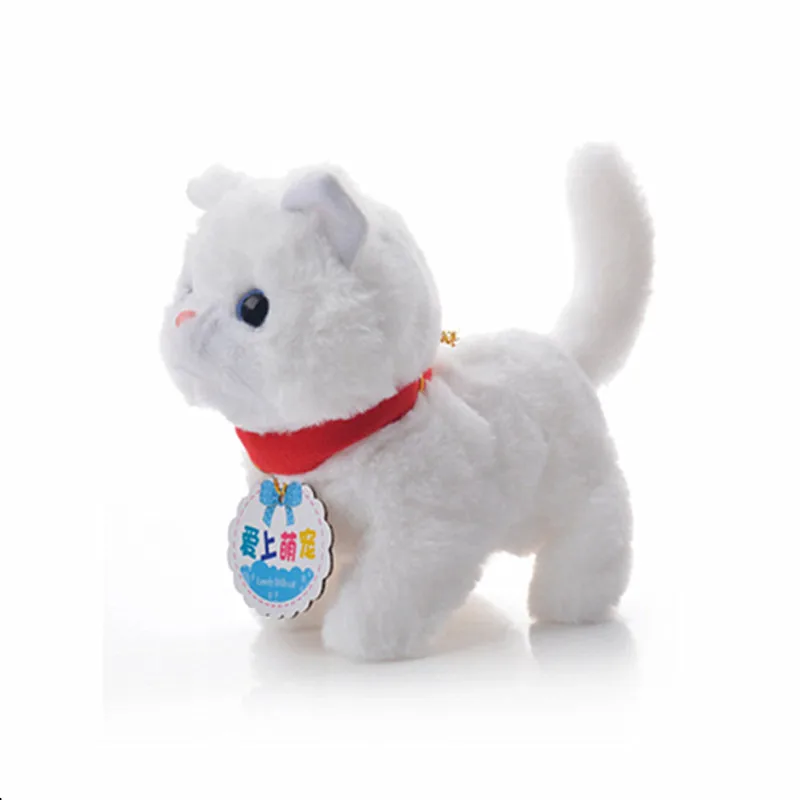 Play Play&#39;s Simulation Cats Electric Play Plush Toy Pet Cat Play will Make a Sou - £55.17 GBP