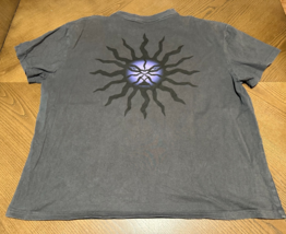 RARE Twistedandivine IG Designer Sun Burst Gray T Shirt Size XL - $54.77