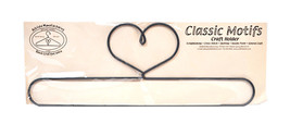 Classic Motifs Heart 16 Inch Split Bottom Craft Holder - $13.95
