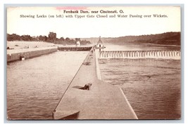 Fernbank Dam Locks and Upper Gates Near Cincinnati Ohio OH UNP DB Postcard V19 - £2.84 GBP