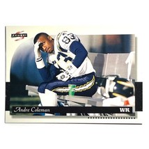 Andre Coleman 1996 Score Card #112 San Diego Chargers NFL Football - £1.17 GBP