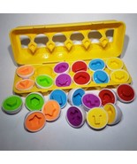 My First Find Matching Eggs 11 pcs Set Match Color &amp; Shape in Yellow Egg... - £7.80 GBP