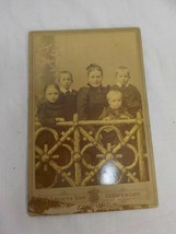 1890&#39;s German Cabinet Card Photo Elsie Duetsch and Family Geestemunde - $15.00