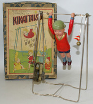 Vintage Pre-War Japan KIKAITAISO Wind-up Celluloid Acrobat Boy Gymnist Toy - £311.74 GBP