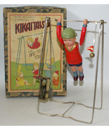 Vintage Pre-War Japan KIKAITAISO Wind-up Celluloid Acrobat Boy Gymnist Toy - £313.66 GBP