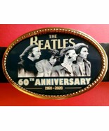 ***THE BEATLES***60th ANNIVERSARY COMMEMORATIVE Photo BUCKLE - NEW! - $17.77