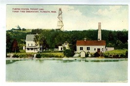 Pumping Station Patuxet Lake Postcard Forest Fires Observatory Plymouth ... - £8.56 GBP