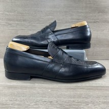 Salvatore Ferragamo Gaudo 2  Men’s Leather Penny Loafers in Black Sz 13 D - £225.47 GBP