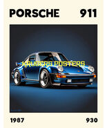 PORSCHE 911 TURBO 930 1987 - by Alice Castello - KRUGERS POSTERS - €16,50 EUR+