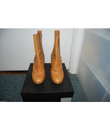 NIB Dries Van Noten Tan Elastic Band Mid Calf Boots Shoes 36 - £153.03 GBP
