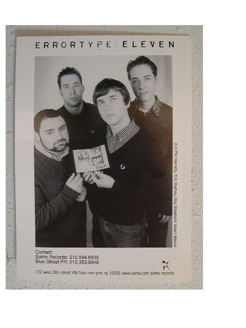 Errortype : Eleven 1 Presser Kit 1 Photo Some Six 11 6 - $26.99