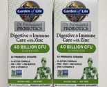 2x Garden of Life Probiotics Digestive Immune Care w/ Zinc 40 Billion CF... - £30.46 GBP