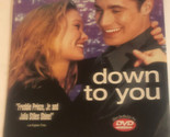 Vintage Down To You Magazine Pinup Clipping Julia Styles Freddie Prinze Jr - $5.93