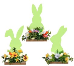 3PCS Easter Decorations, Easter Decoration for The Home, Farmhouse Rustic Wooden - £14.87 GBP
