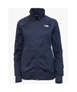 Ladies Tech Jacket Size L Full ZIp Navy Fleece Shirt Top THE NORTH FACE NWT - $80.74