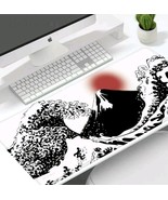 Extra Large Mouse Pad Mat Laptop PC Games Mount Fuji Huge Wave Japan View - $25.99