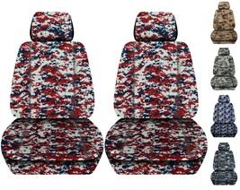 Front set car seat covers fits Chevy Silverado 2008-2012    Camouflage  8 Colors - $79.99