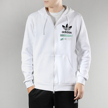New Adidas Originals 2019 Men Sports Jacket White Graphic Track Top FP7703 - £86.31 GBP