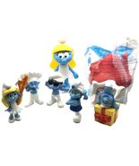 McDonald&#39;s Happy Meal Toys The Smurfs House, Smurfette Gutsy, Chef &amp; Jok... - $11.95
