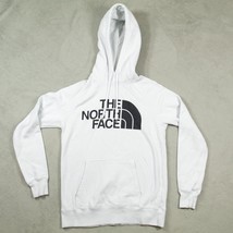 The North Face Womens Pullover Hoodie Size XS White Black Logo - £15.62 GBP