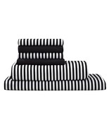 Debra Valencia Awning Striped Sheets -King Size-Black-White-6 Pc Set - $64.99